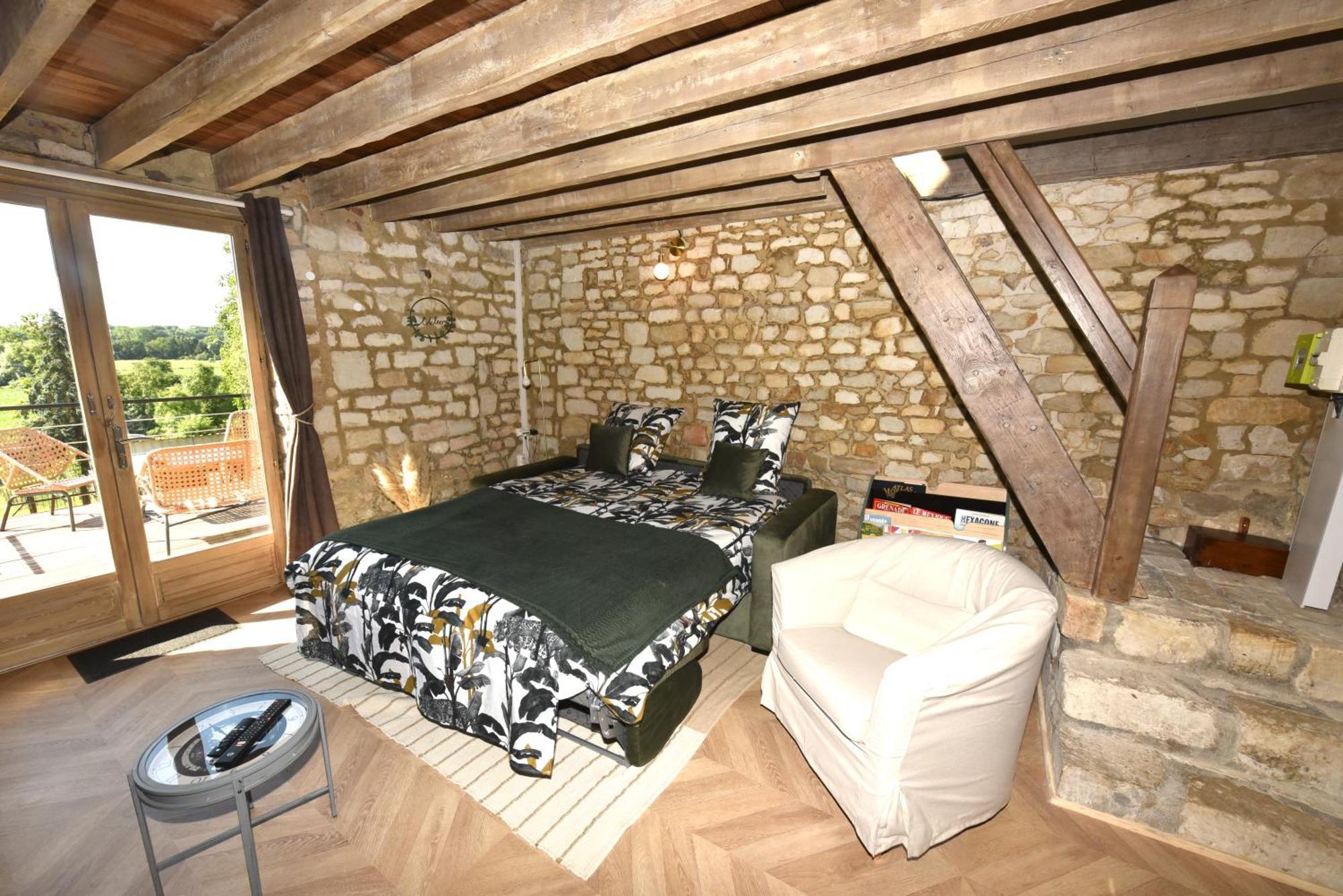 Maisonnette Du Bonheur - Vue Campagne - Baignoire Balneo 32 Jets - Lits Queen Size Vadencourt  Exterior photo